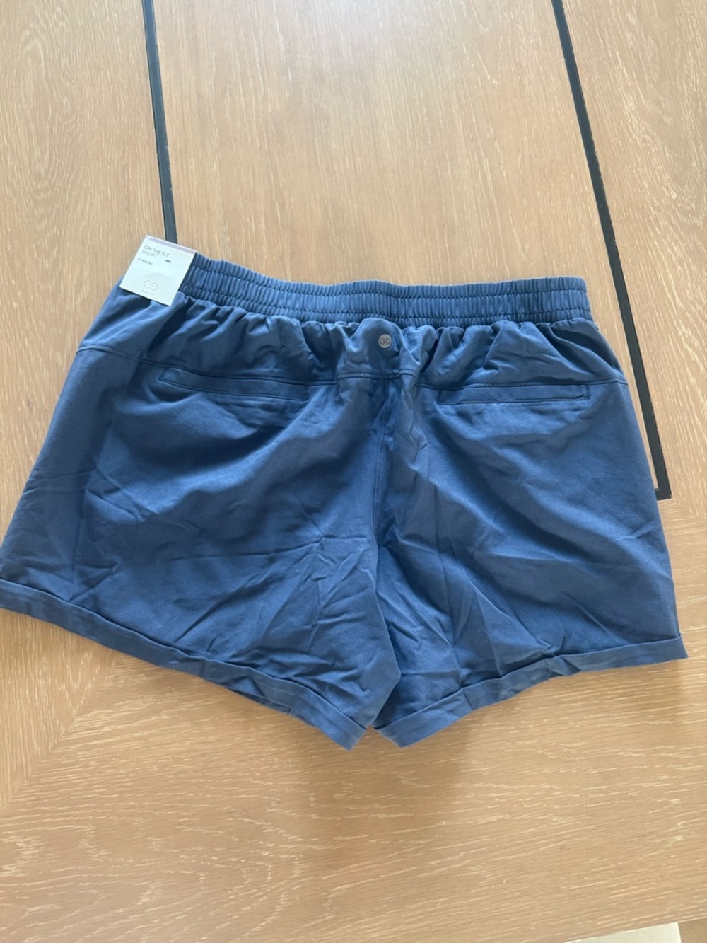 Calia Golf Casual Blue Elastic-Waist Shorts
